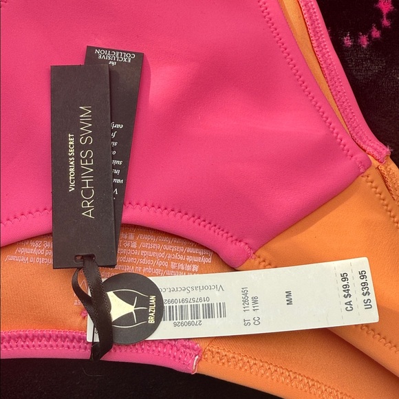 Victoria's Secret Pink and Orange Bikini - Picture 6 of 7